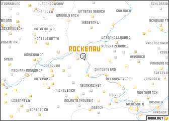 map of Rockenau