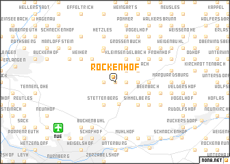 map of Röckenhof