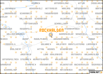 map of Rockhalden