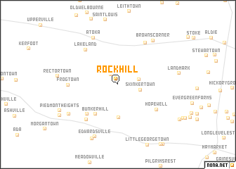 map of Rock Hill