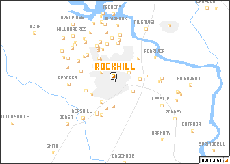 map of Rock Hill