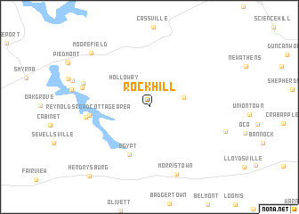 map of Rock Hill