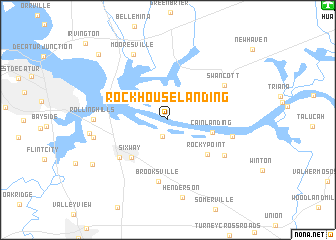 map of Rockhouse Landing
