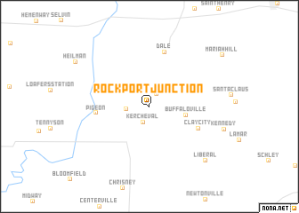 map of Rockport Junction