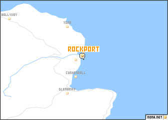 map of Rock Port