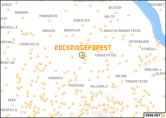 map of Rockridge Forest
