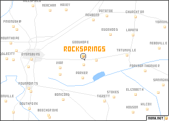 map of Rock Springs