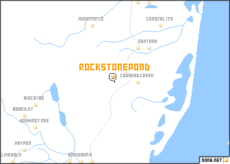 map of Rockstone Pond