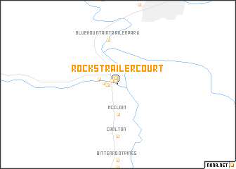 map of Rocks Trailer Court