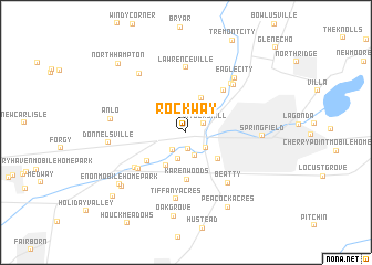 map of Rock Way