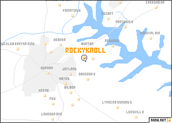 map of Rocky Knoll