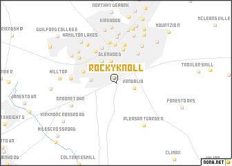 map of Rocky Knoll