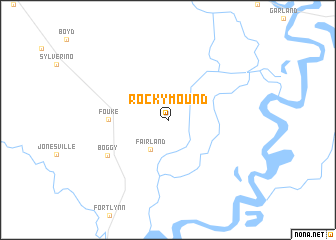 map of Rocky Mound