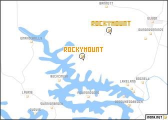 map of Rocky Mount