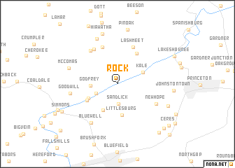 map of Rock