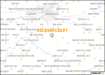 map of Rocquancourt