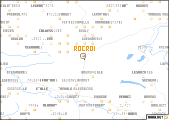 map of Rocroi
