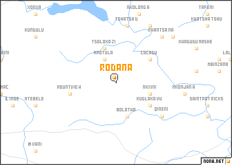 map of Rodana