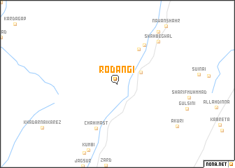 map of Rodangi