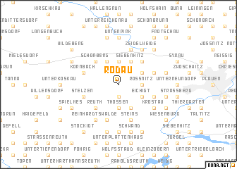 map of Rodau