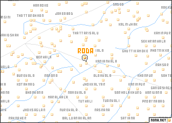 map of Roda