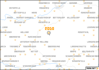 map of Roda