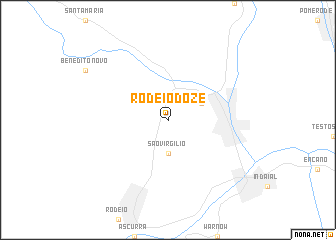 map of Rodeio Doze