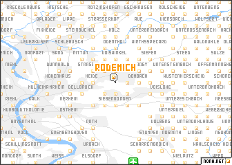 map of Rodemich