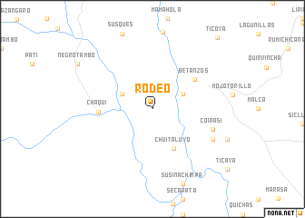 map of Rodeo