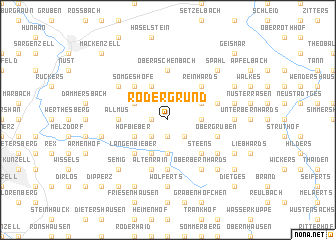 map of Rödergrund