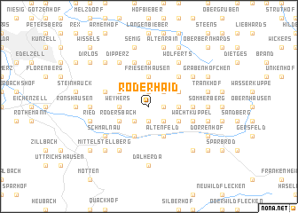 map of Röderhaid