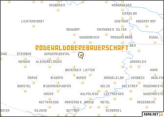 map of Rodewald-Obere Bauerschaft