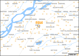 map of Rode