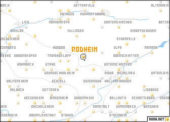 map of Rodheim