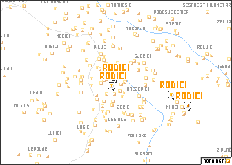 map of Rodići