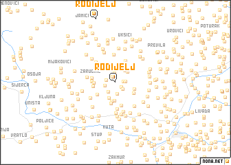 map of Rodijelj