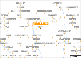map of Rodillazo