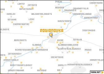 map of Rodionovka