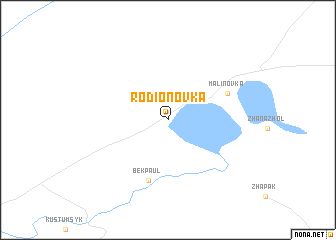 map of Rodionovka