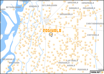 map of Rodīwāla