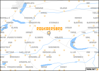 map of Rødkærsbro