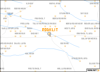 map of Rødklit