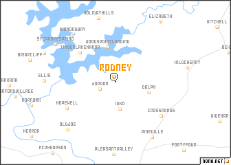 map of Rodney