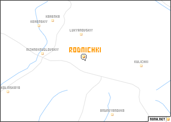 map of Rodnichki