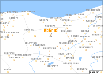 map of Rodniki