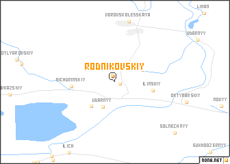 map of Rodnikovskiy