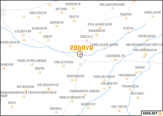 map of Rodnya