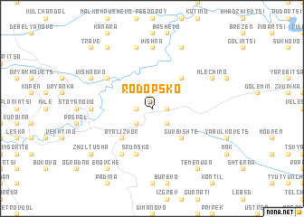 map of Rodopsko
