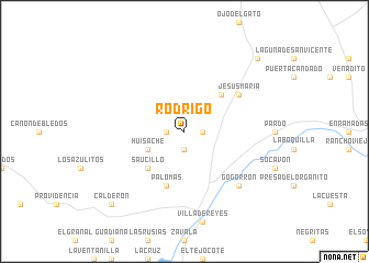 map of Rodrigo