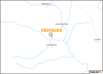 map of Rodrigues